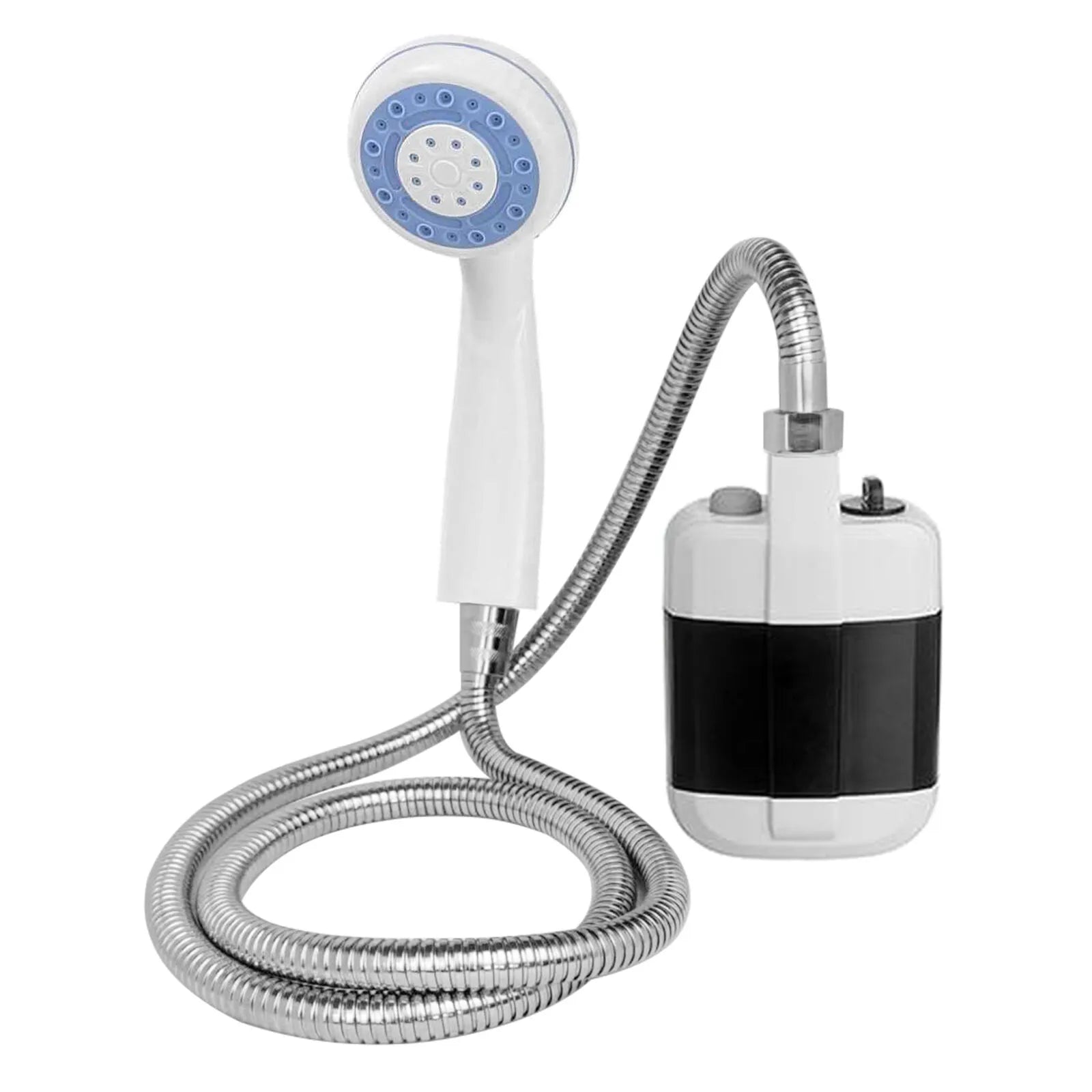 USB Rechargeable Camping Shower Outdoor Portable Shower Head Bathing 3.7V Pump