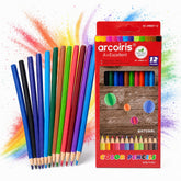 Arcoiris 12 Colours Natural Non-Toxic Colored Pencil Set for Drawing, Coloring, School, Office & Home Use