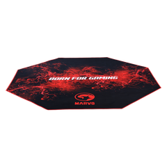Marvo Scorpion XL Gaming Chair Mat - Black & Red