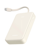 UGREEN 20000mAh PB 22.5W with Built-in Cable35340 - White
