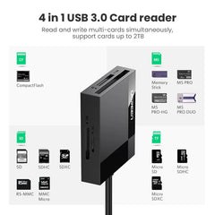 UGREEN USB 3.0 Card Reader TF+SD black