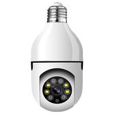 360° 2MP Bulb Fit Wireless WiFi Security Camera with Night Vision and Motion Detection