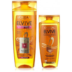 L'Oreal Elvive Extraordinary Oil Shampoo 400Ml + 200 Ml Set (Special Price)