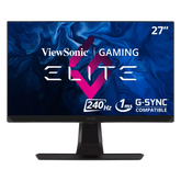 شاشة ألعاب XG270 - 27 بوصة ELITE بدقة 1080p وزمن استجابة 1 مللي ثانية ومعدل تحديث 240 هرتز بتقنية IPS ومتوافقة مع تقنية G-Sync