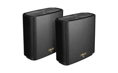 ASUS XT8 (B-2-PK) ZenWifi AX6600 Whole Home Tri-Band Mesh WiFi 6 (Black-G20)