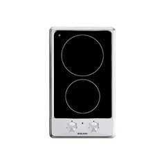 Glemgas Built-In 2 Burners Ceramic Hob 30cm, GLGTH32KIX - Stainless Steel