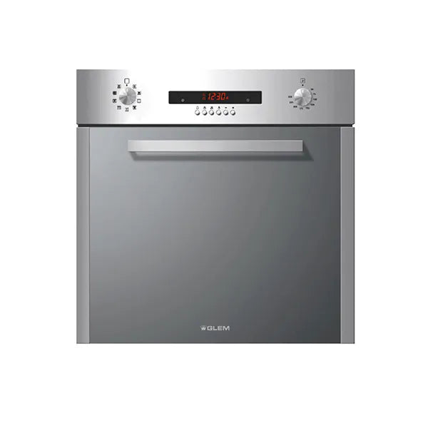 Glemgas Built-In Electric Multifunction Oven 60cm, GLGFS93IX - Stainless Steel