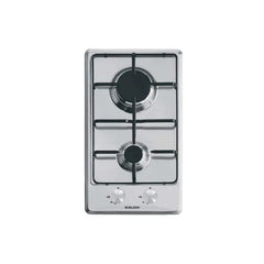 Glemgas 2 Burners Gas Hob 30cm GLGT32IX - Stainless Steel