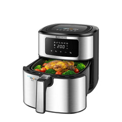 Black+Decker 6-in-1 Digital Air Fryer with 5.7L Basket, Rapid Air Convection, Adjustable 80–200°C Temperature and Touch Control AF7257-B5