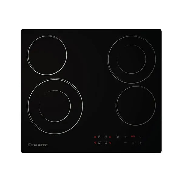 Startec Built-In Ceramic Hob 60cm, ER4604T - Stainless Steel Structure