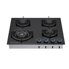 Startec Built-In Gas Hob 60cm, G4623GCPIL - Black Glass