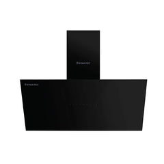 شفاط مطبخ بلت إن ستار تك 90 سم، WV1190F25D2W8 - تصميم زجاجي أسود