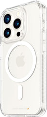 PanzerGlass HardCase MagSafe Clear Protective Cover for Apple iPhone 15 Pro with D3O Bio Material, Tempered Glass Back and Military Grade Drop Protection