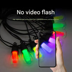 Decorative Lantern Style LED String Lights Waterproof Outdoor Decorative Lights, Warm White 2700K, Dimmer-Supported Fairy Lights for Decorations, Celebrations, Backyard, and Events - 5 Metres & 10 Bulbs