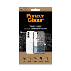 PanzerGlass CARE Smokey Black Protective Hard Case for Samsung Galaxy S22 5G with Recycled Plastic Build, Drop Protection and Enhanced Camera Safety