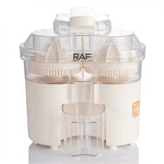 RAF Electric Citrus Juicer 300ML USB Rechargeable Portable Juicer 60W Fast Start Citrus Juice Extractor with 2000mAh Battery & 172 RPM Motor
