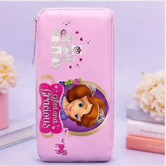 Sofia the First Princess Pencil Stationery Set with Pencil Box, 4 Pencils, Pencil Grip & Sharpener for Kids - 7 PCS