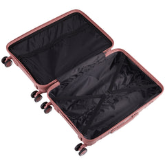 Stylish 4-Piece Travel Luggage Trolley Set with 360° Spinner 8-Wheels Design