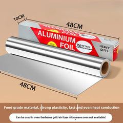 200 Meter Aluminum Foil Roll with 45cm Width for Multi Purpose Usage & Food Storage