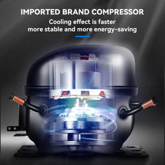 Commercial Snowflake Ice Cream Maker Machine – 60 kg/Day, 380 W