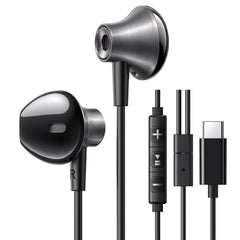 UGREEN Wired Earphones with USB-C Connector - Black