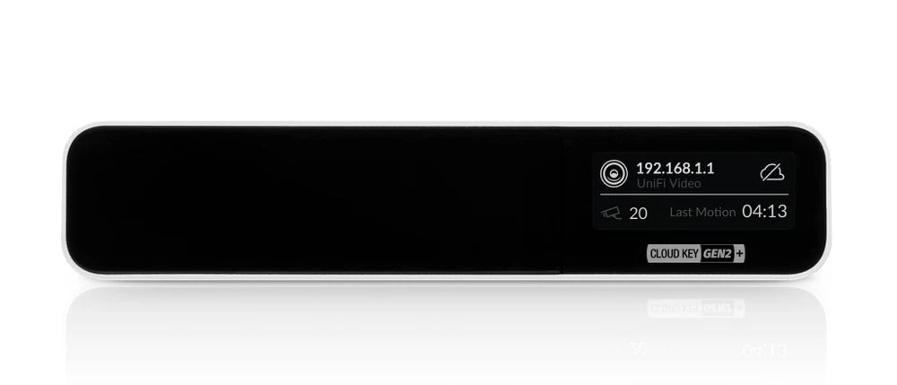 Ubiquiti Cloud Key G2 Plus Compact UniFi Console used to run the UniFi software suite