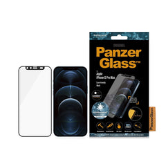 PanzerGlass HD Screen Protector Apple iPhone 12 Pro Max with CamSlider, Anti-Bacterial Coating, Full Coverage Tempered Glass, Scratch & Shock Resistant