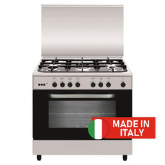 Flamegas Gas Cooker 90x60cm 5 Burner, Stainless Steel - AL-9612GI