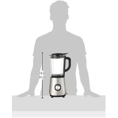 Kenwood Glass Blender with 1 Mill 1000 Watts 2 Liters - BLM45.240SS