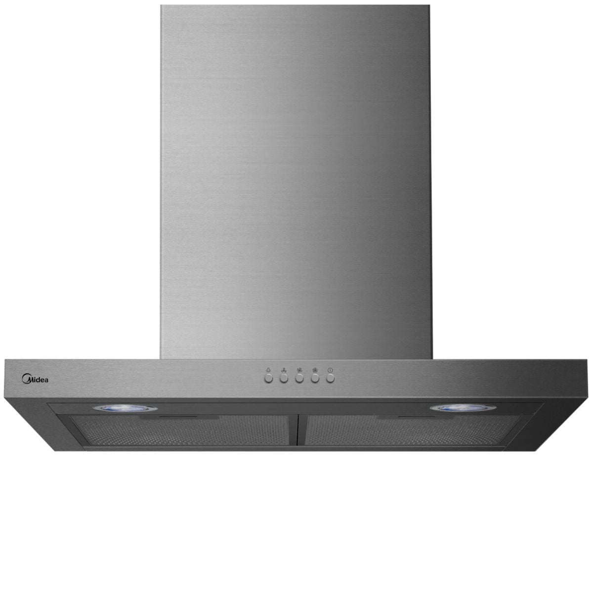 Midea Built-In T shape 60 cm Chimney Hood, Stainless Steel, 3speed-E60MEW2M19