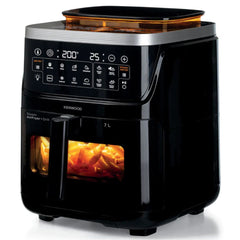 Kenwood Air Fryer & Steamer (3-in-1) with Window 7L, Black - HFS92.000BK