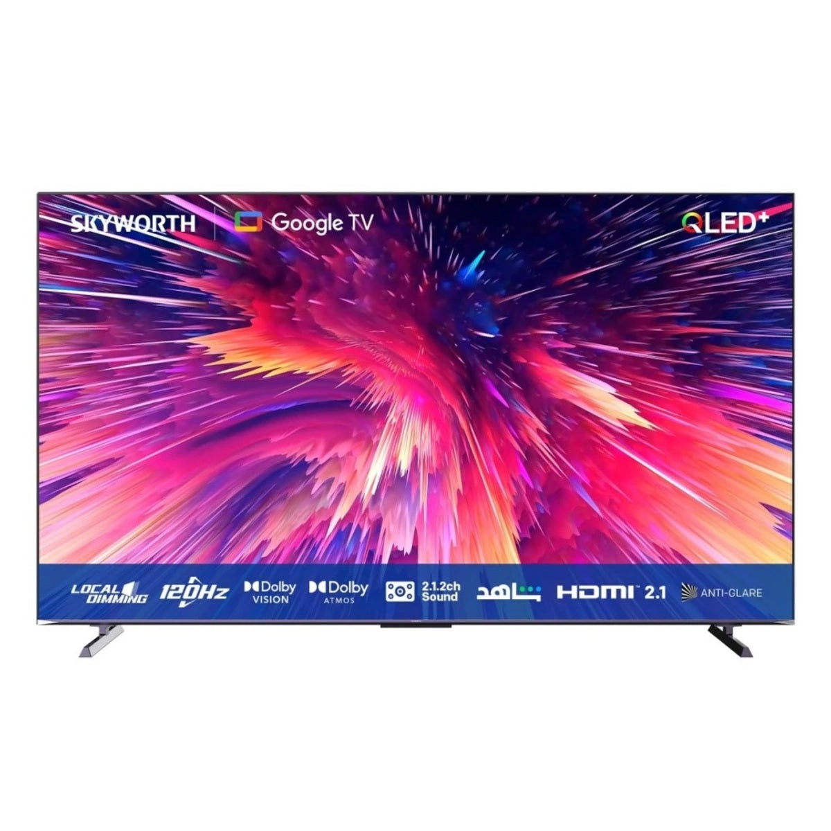 تلفزيون سكاي وورث الذكي أندرويد QLED فائق الدقة 4K مقاس 100 بوصة