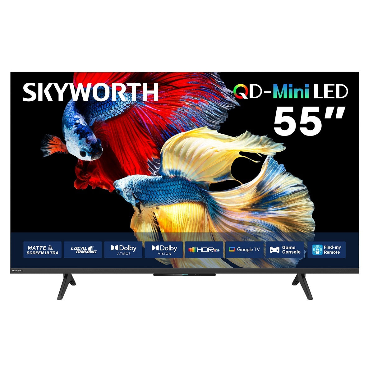 تلفزيون سكايورث الذكي بنظام أندرويد، مقاس 55 بوصة، بتقنية Mini LED UHD-4K