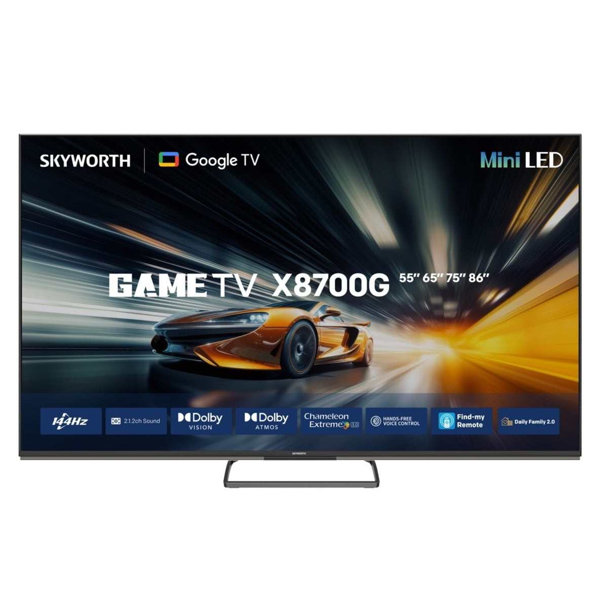 Skyworth 75-inch Mini LED 4K Gaming Smart Google TV