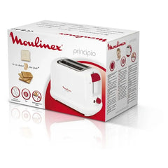 Moulinex Plastic Toaster 850W 2 Slots – White