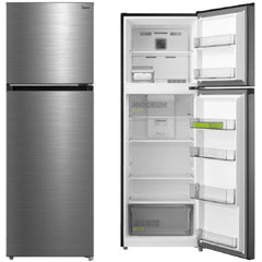 Midea Top Mount Freezer Refrigerator 385 Liters 13.6 CFT, Silver - MDRT385MTE46AE