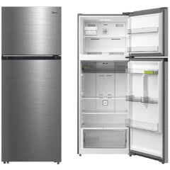 Midea Top Mount Freezer Refrigerator 580 Liters 20.5 CFT, Silver - MDRT580MTE46AED