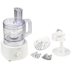 Panasonic Food Processor 800 Watts 2.4 Liters, White - MK-F310WTZ