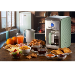 ماكينة قهوة أمريكية عتيقة من أرييت، سعة 4-12 كوب، لون أخضر - MOD1342.04 