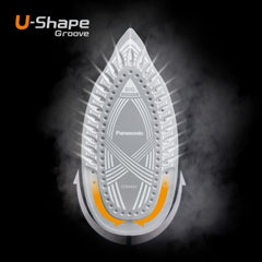 Panasonic Steam Iron 2800 Watts Ceramic Soleplate - NI-JU900KTH