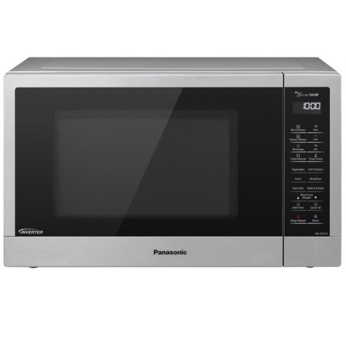Panasonic Microwave Oven with Grill 31 Liters 1000 Watts, Silver - NN-GT67JSKPQ