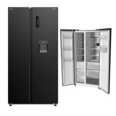 Panasonic Side By Side Refrigerator 610 Liters - Black