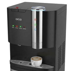 Orca 3-in-1 Bottom Loading Water Dispenser with Coffee Maker, Black - ORQRB-25-01C01
