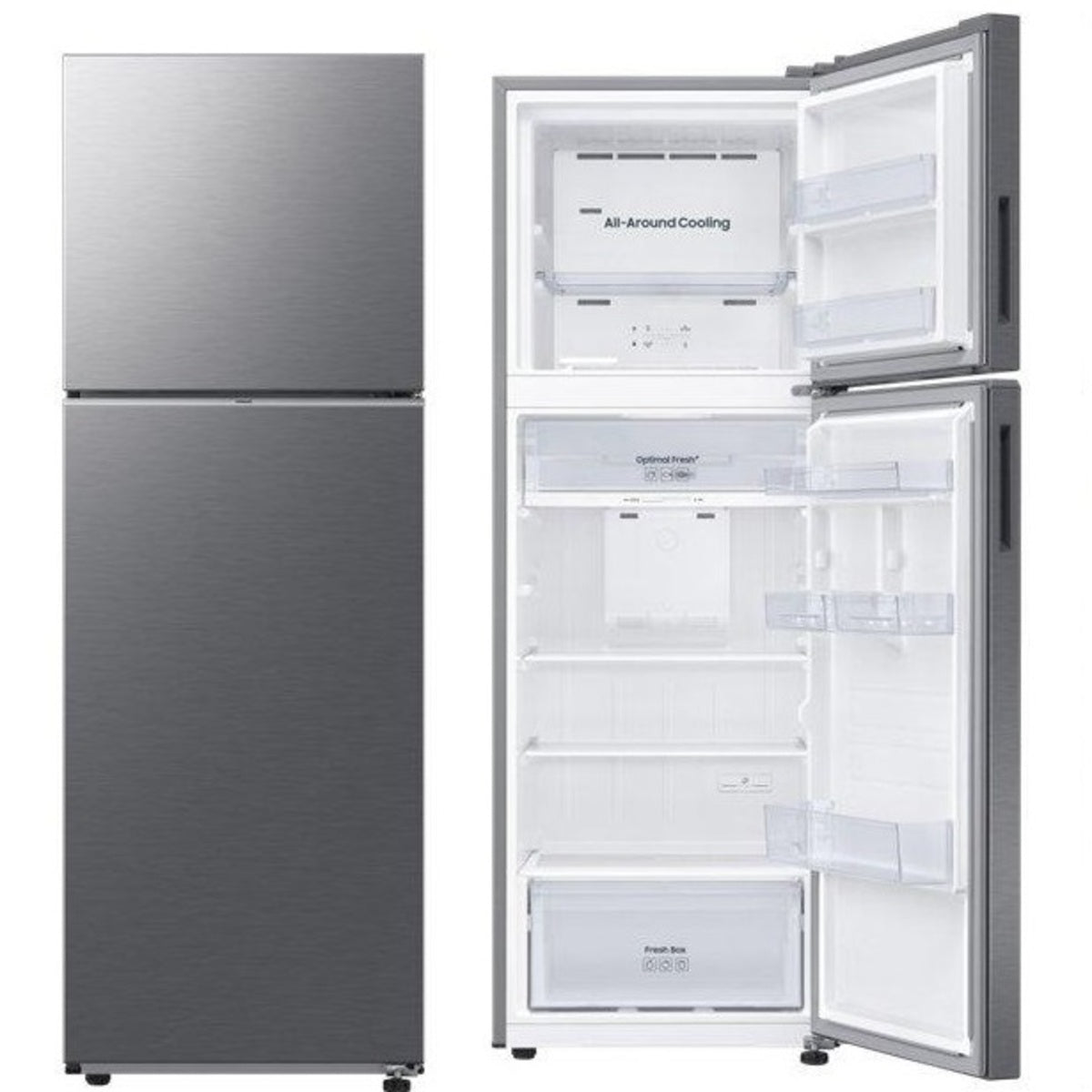 Samsung Top Mount Freezer Refrigerator 450 Liters 15.9 CFT, Inox - RT45CG5400S9