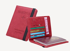 غطاء جواز سفر Rfid - جلد صناعي