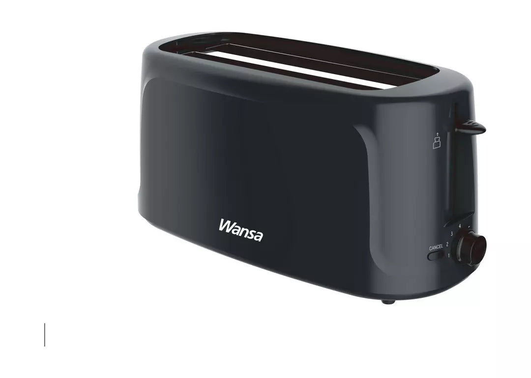 Wansa Toaster, 1400 Watts, TA7000-CE - Black