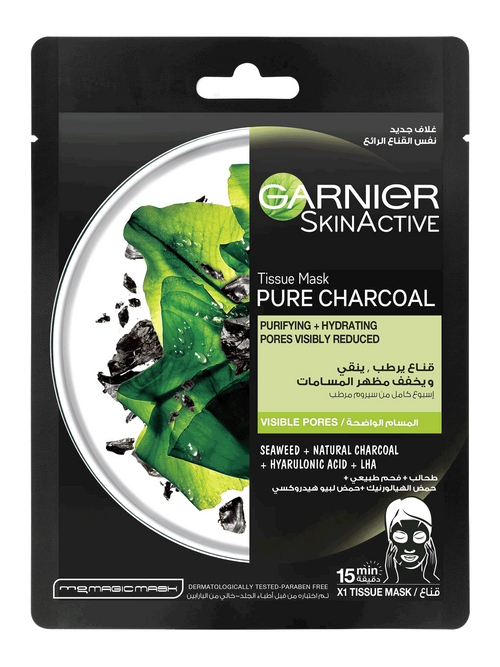 Garnier Skin Active Tissue Mask - Pure Charcoal