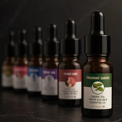 Fragrant Garden 6-in-1 Water-Soluble Essential Oil Set 10ml Each for Humidifiers, Diffusers & Home Aroma Enhancement with Mixed Aromatic Variants