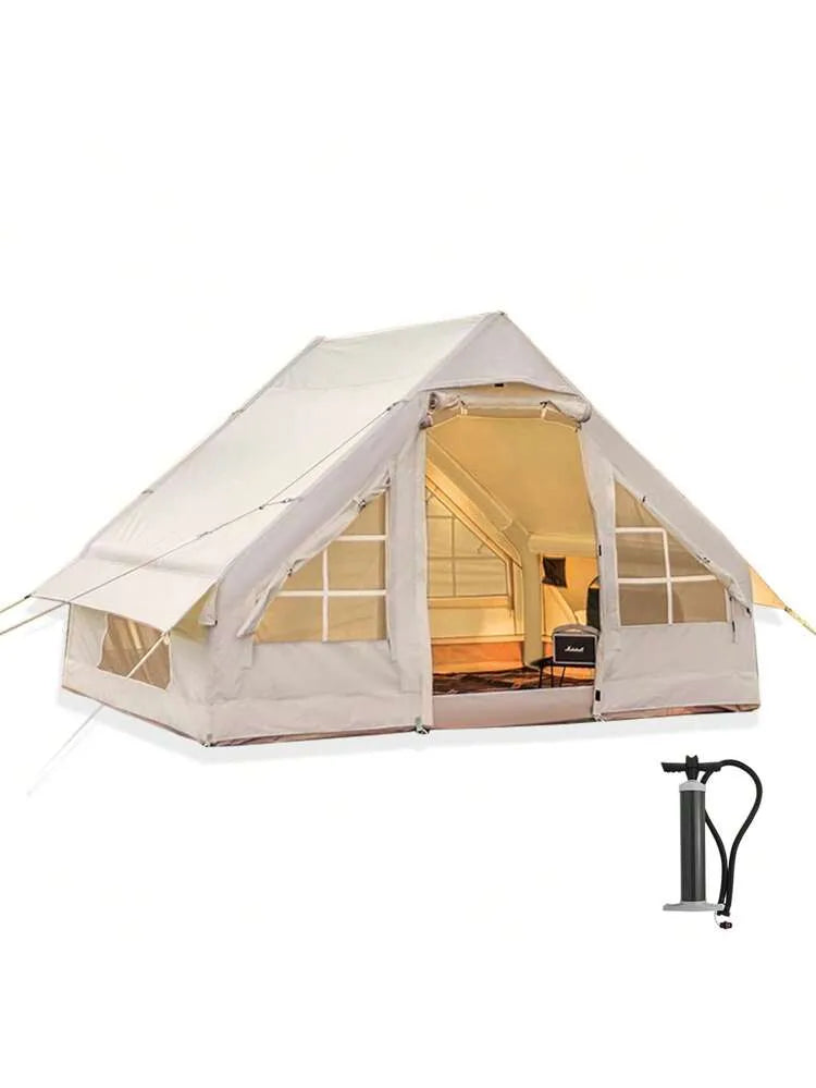 Inflatable Waterproof Outdoor Portable Camping Tent - 2 x 3 Meter & 4 Person Capacity