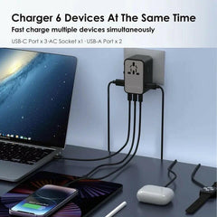Ravpower RP-PC1043 PD GaN 75W 4-Port Travel Charger